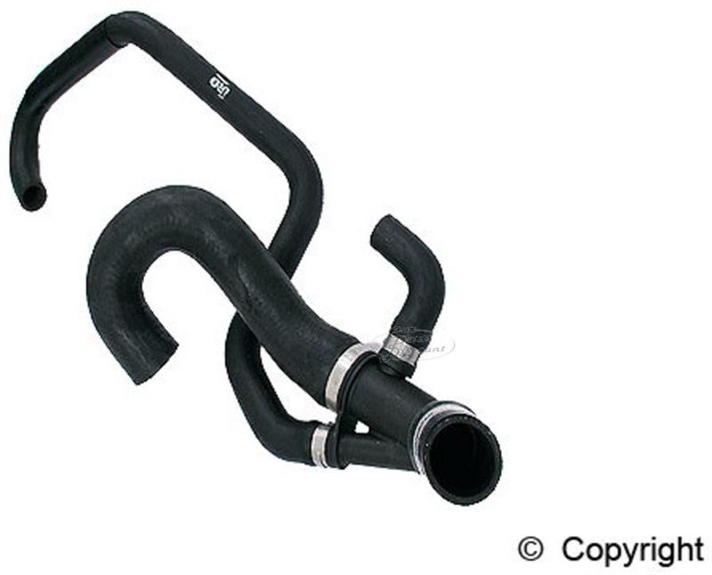 Discovery Parts lower radiator hose assembly with clamp connectors for vehicle cooling systems