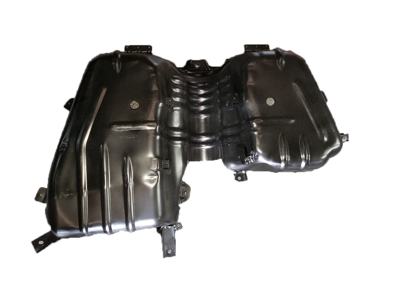 Black Range Rover lower shield part designed for undercarriage protection and durability