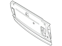 Range Rover lower tailgate replacement part in metal for vehicle rear door repair