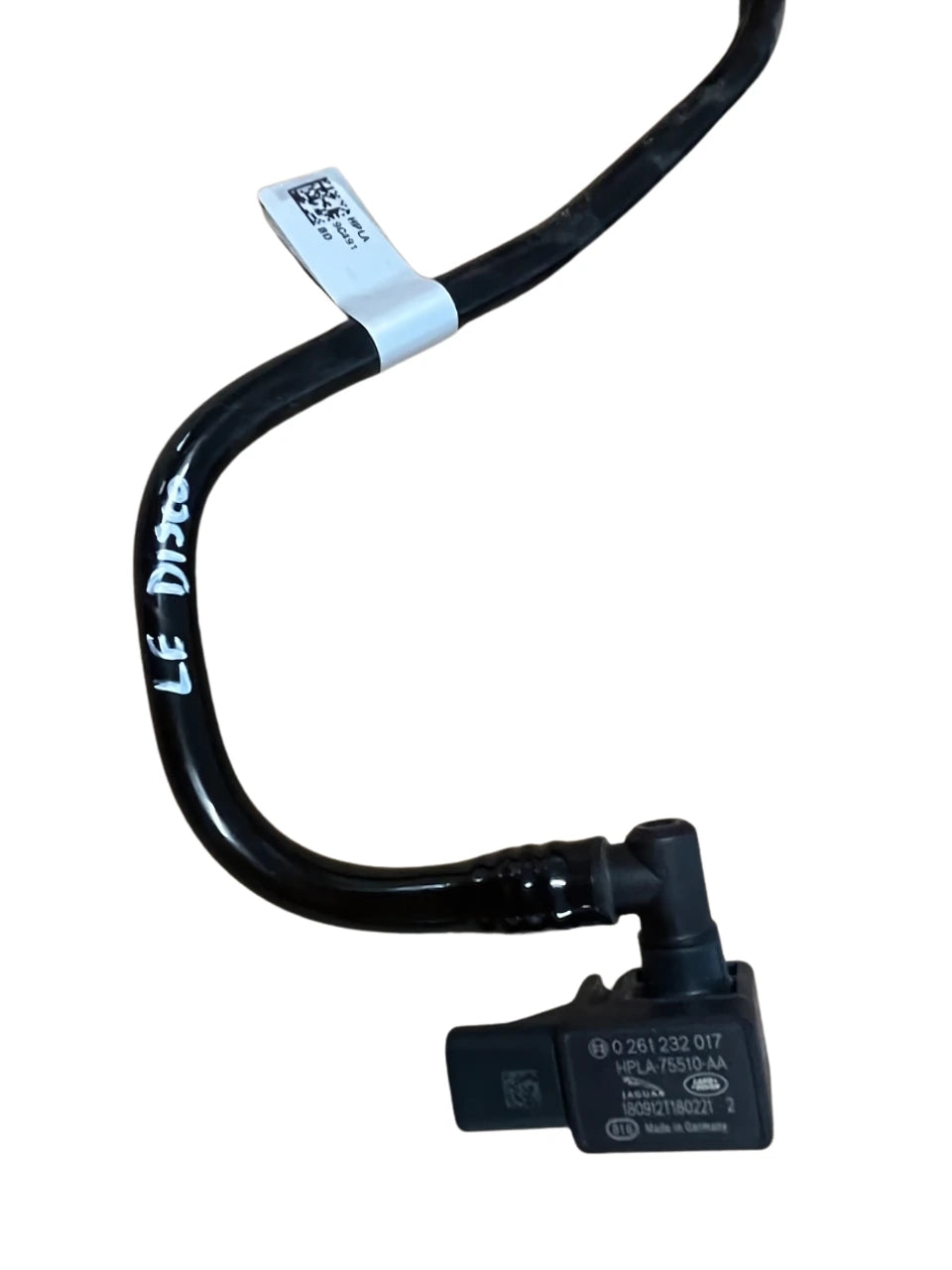 Roverland Parts MAP Sensor Hose in black with sensor attachment and identification label