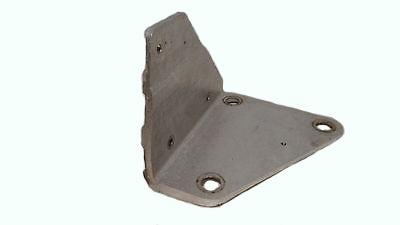 Discovery parts metal bracket with three mounting holes for secure attachment