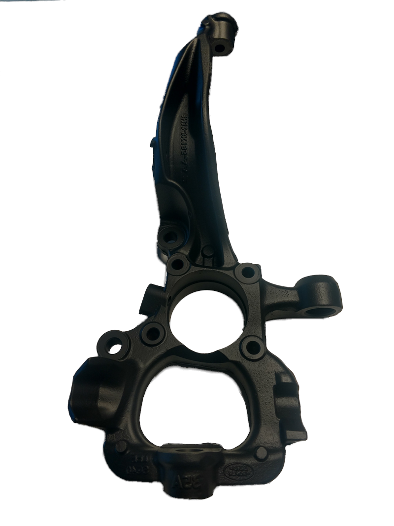 Black metal Range Rover knuckle part for vehicle suspension and steering system replacement