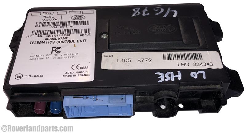 Land Rover Discovery Sport telematics control unit for mobile phone connectivity and vehicle communication
