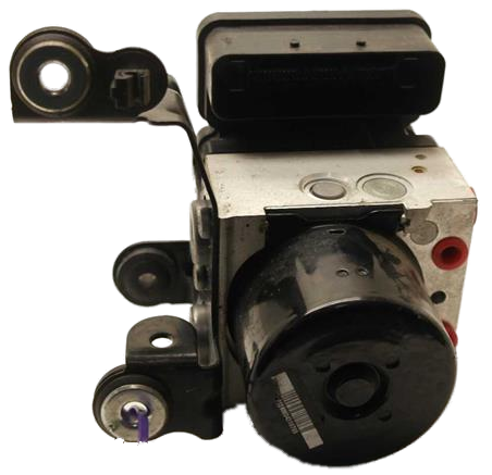 LR2 Parts modulator component with black and silver metal housing and electrical connectors