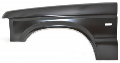 OEM Discovery II fender ASB700110 black metal replacement part for Discovery vehicles