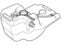 OEM Range Rover fuel tank 1999-2002 designed for optimal fuel storage and performance