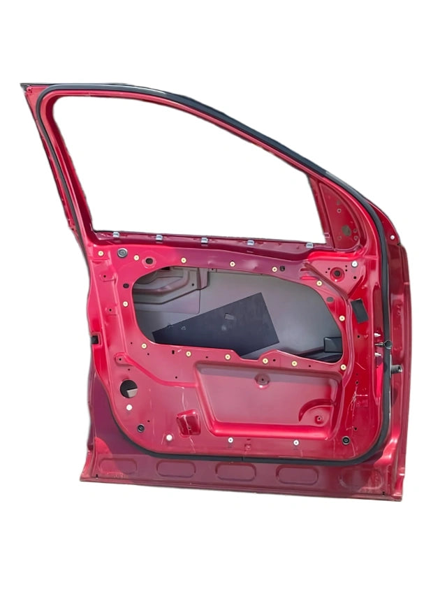 Roverland Parts red painted metal Right Front Door inner shell with mounting holes for vehicle replacement