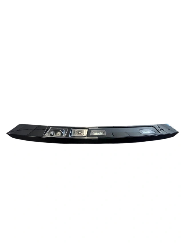 Roverland Parts Tailgate Lower Trim black rear bumper trim with integrated handle and lights