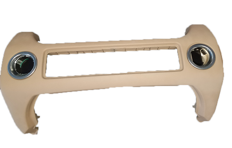 Parchment Range Rover front dashboard panel trim with air vent openings