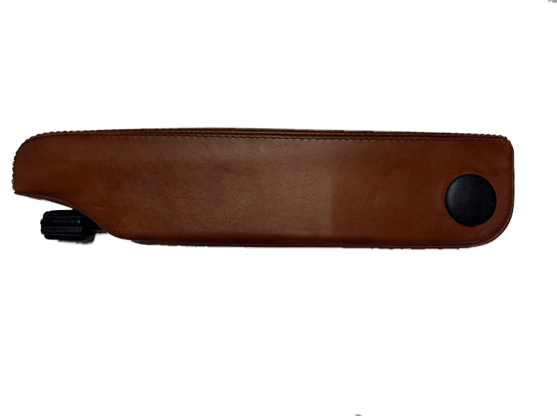 Brown leather Range Rover passenger armrest part for enhanced interior comfort