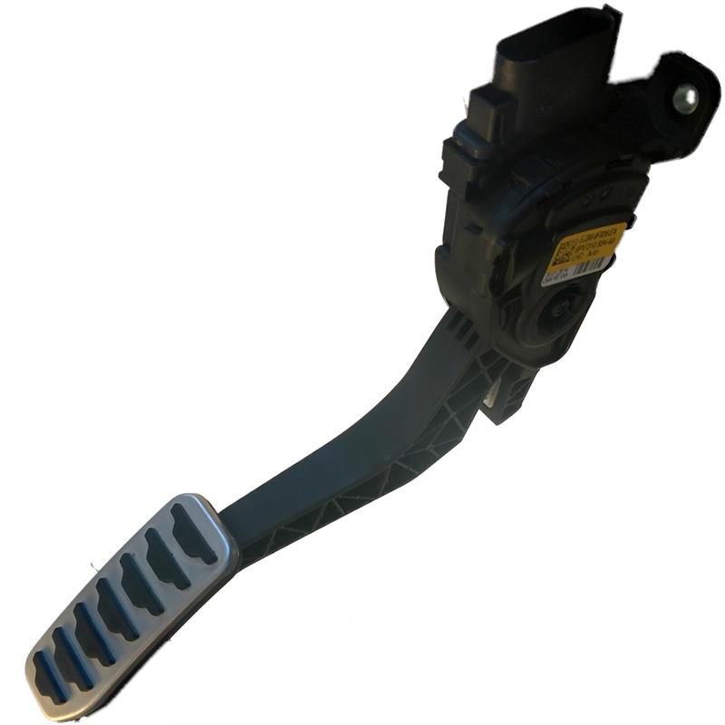 Evoque Parts pedal with black plastic and metal construction for vehicle accelerator control