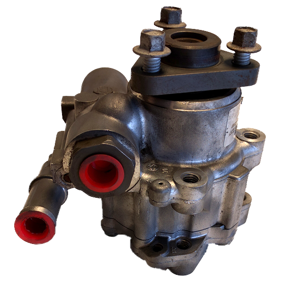 Power Steering Pump for LR3 and LR4 parts with metal body and red inlet connectors