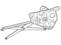 Range Rover Left Front Window Regulator Assembly for Smooth Window Operation