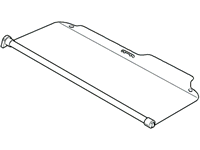 Discovery Parts Cargo Cover Without Jump Seats for Secure Storage in Your Vehicle