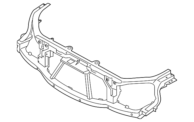 Range Rover Radiator Core Support part for engine cooling system replacement