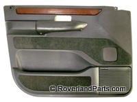 1995-1998 Range Rover left front door panel with wood trim and handle for Range Rover parts replacement