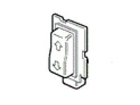Range Rover rear window switch replacement part white rocker switch with up and down arrows