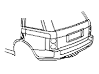 2003-2005 Range Rover Rear bumper replacement part for Range Rover vehicle