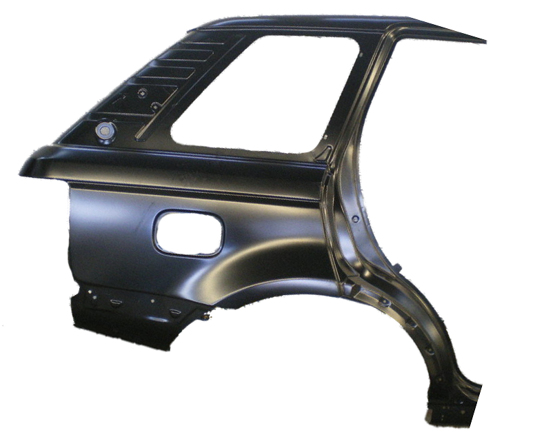 Black 2006-2013 Range Rover quarter panel replacement part for Range Rover vehicle