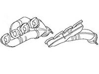 Range Rover 4.4 HSE exhaust manifold replacement part for vehicle engine performance