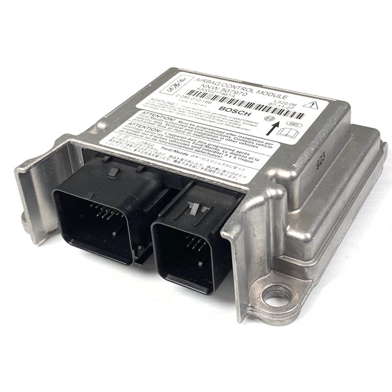Range Rover airbag control module part with Bosch branding and electrical connectors