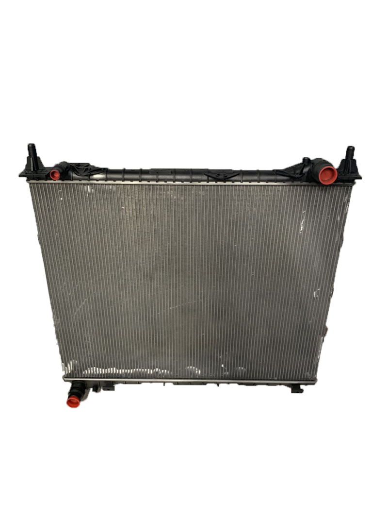 Range Rover radiator cooling part with metal fins and plastic connectors for vehicle engine cooling