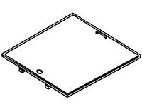 Range Rover Cargo Area Spare Tire Panel replacement part for securing spare tire in cargo area
