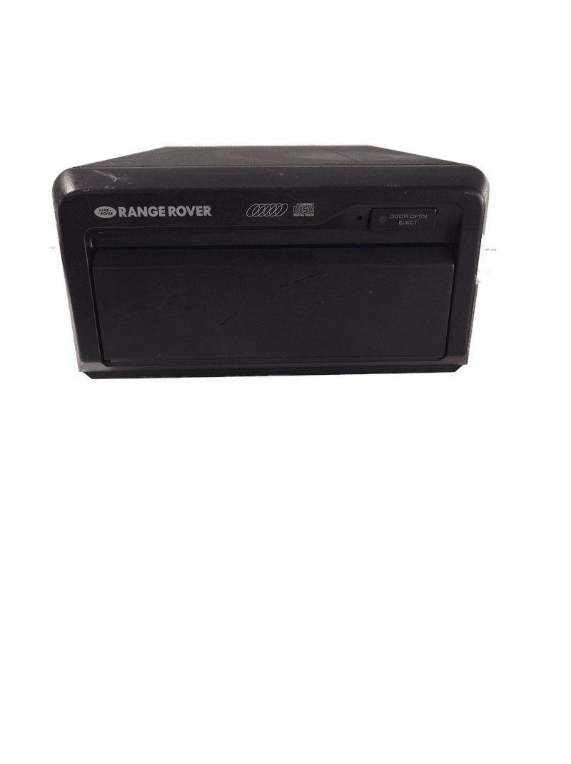 Range Rover CD Changer car audio part with front panel and brand logo