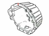 Range Rover Classic bellhousing made of durable metal for improved engine performance
