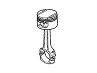 Range Rover engine piston part for vehicle repair and maintenance