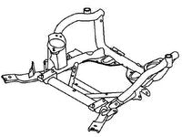 Range Rover front suspension frame part for durable vehicle support and stability