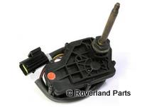 Range Rover headlight wiper motor replacement part with connector and mounting points