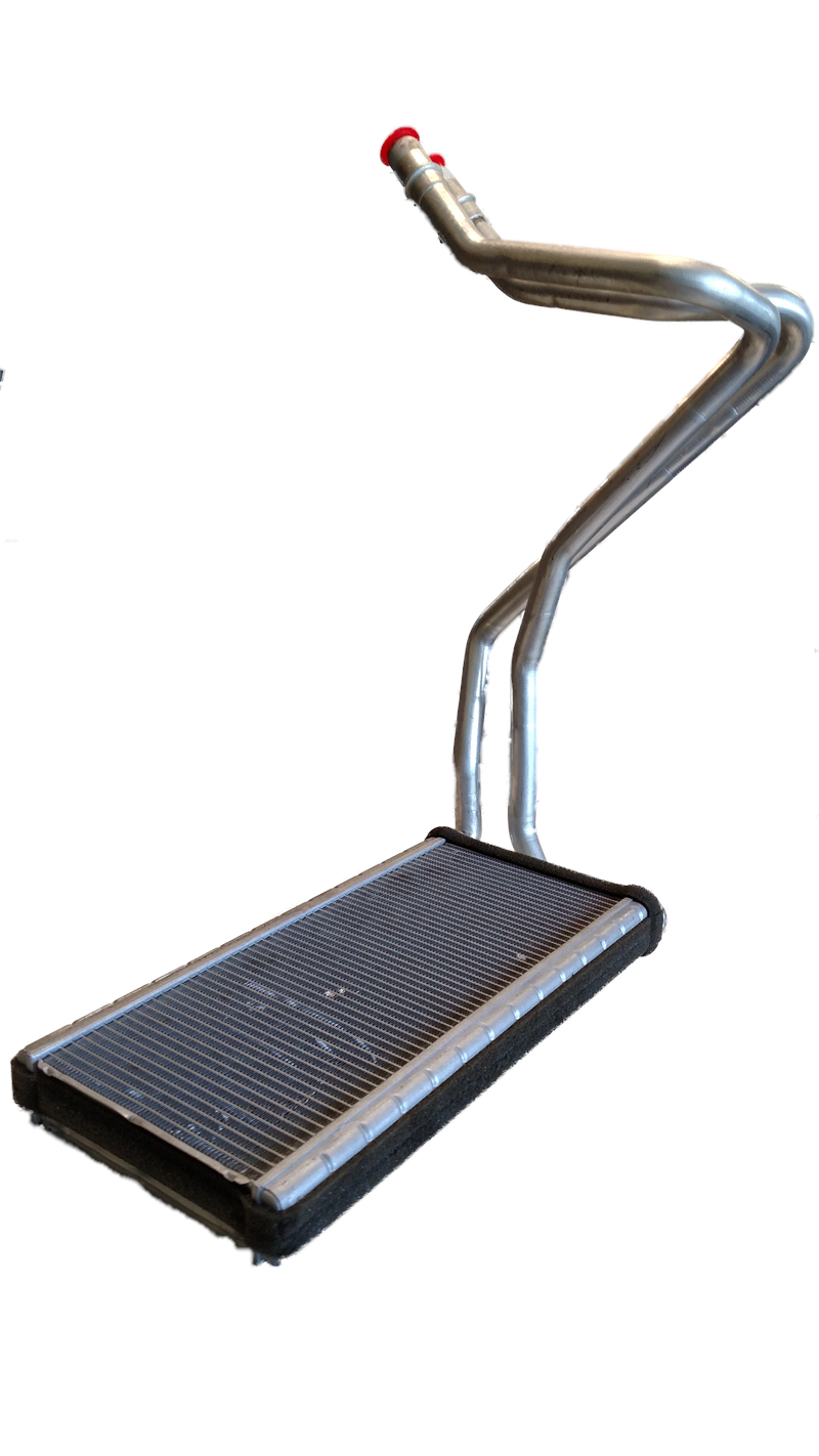Range Rover Heater core with attached metal pipes for efficient vehicle heating system replacement