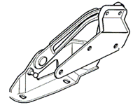 Range Rover hood hinge 1995-2002 replacement part for secure hood attachment