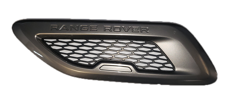 Range Rover Evoque Hood side air vent grill replacement part in black