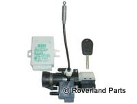 Range Rover HSE ignition switch and key assembly with electrical connector and antenna