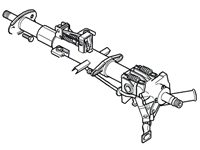 Detailed diagram of a Range Rover ignition switch 1995-2002 designed for optimal ignition performance