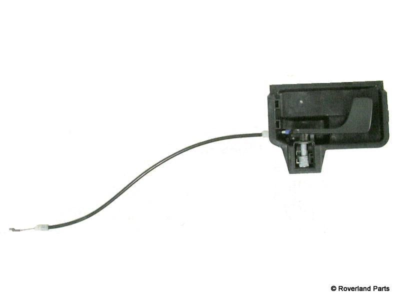Black Range Rover Interior Door Handle with cable for replacement and repair
