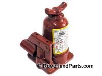 Red Range Rover jack 1995-2002 for lifting vehicle during tire changes and maintenance