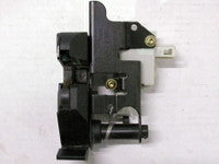 Range Rover lower tailgate latch replacement part in black with mounting hardware
