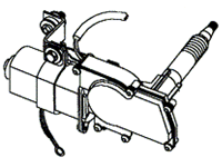 Range Rover rear wiper motor showing detailed design and components for easy replacement