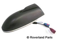 Black Range Rover replacement antenna with wiring connector for vehicle roof installation