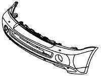 2006-2009 Range Rover Sport bumper replacement part for Range Rover vehicles
