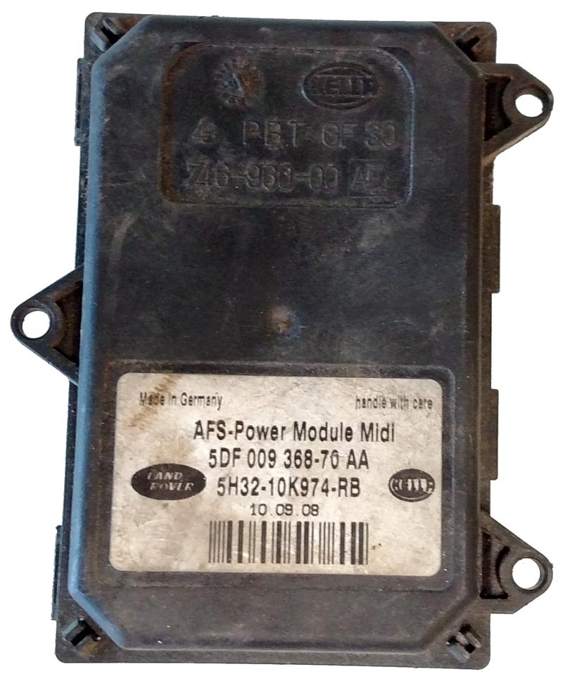 Range Rover Sport AFS Power Module Midi part with barcode and label for vehicle lighting system