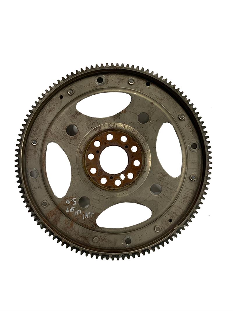 Round metallic gear part for Range Rover Sport with multiple bolt holes and gear teeth around edge