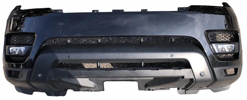 Front bumper replacement part for Land Rover Range Rover Sport in black finish