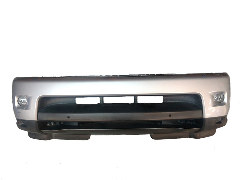 Silver and black Range Rover Sport Front Bumper replacement part for vehicle exterior repair