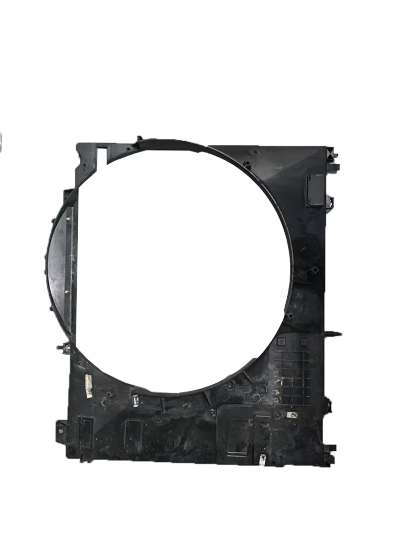 Black radiator fan shroud for Range Rover Sport vehicle replacement part