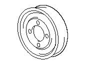 Range Rover replacement wheel rim part with five bolt holes for secure fitment