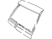 Range Rover upper tailgate 1995-2002 replacement part for classic SUV models